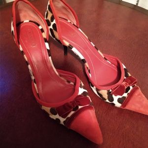 Coach Calf Pumps